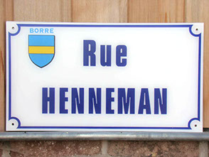 plaque de rue